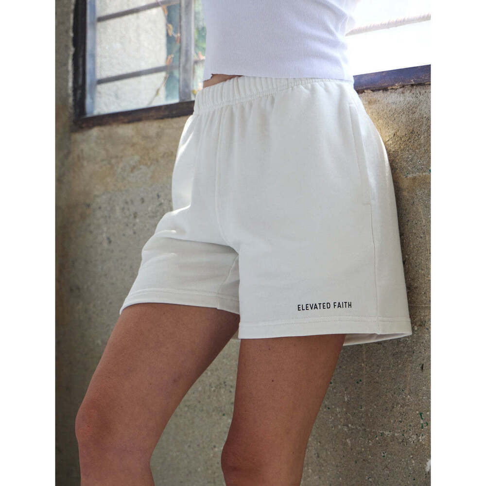 Elevated Faith Basics Ivory Women's Short Size LL